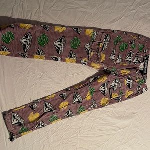 BBC diamond dollar cargo pants